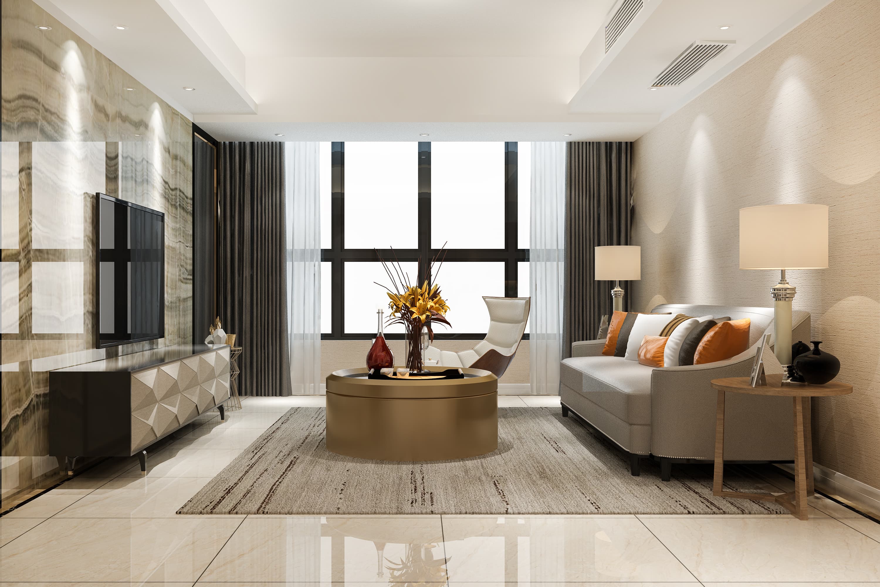 Luxury apartment interior